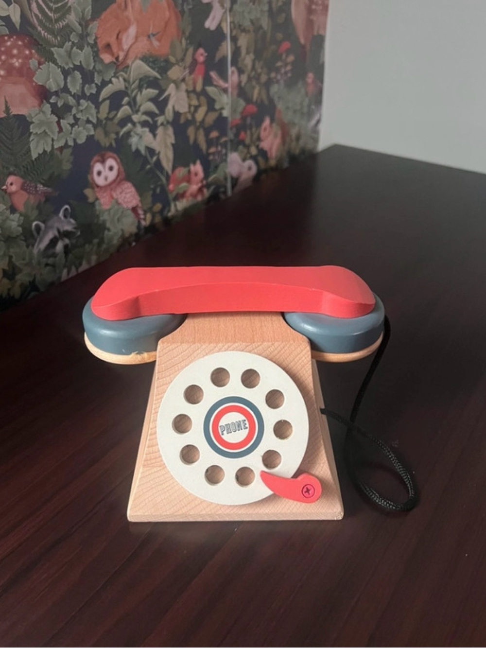 Hearth & Hand Wooden Rotary Phone Toy